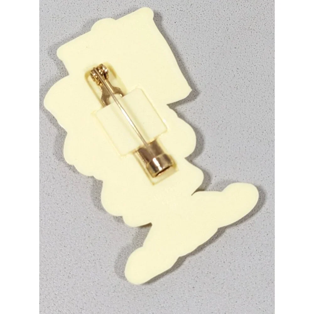 Vintage Hallmark‎ Signed Thanksgiving Pilgrim Acrylic Pin Mayflower